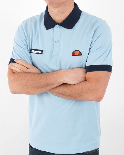 Ellesse Lessepsia Poloshirt Himmelblau/Marineblau