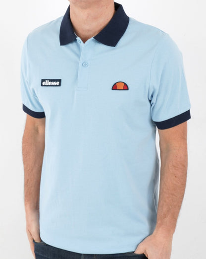 Ellesse Lessepsia Poloshirt Himmelblau/Marineblau