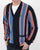 Lyle & Scott Stripe Cardigan Red/Blue