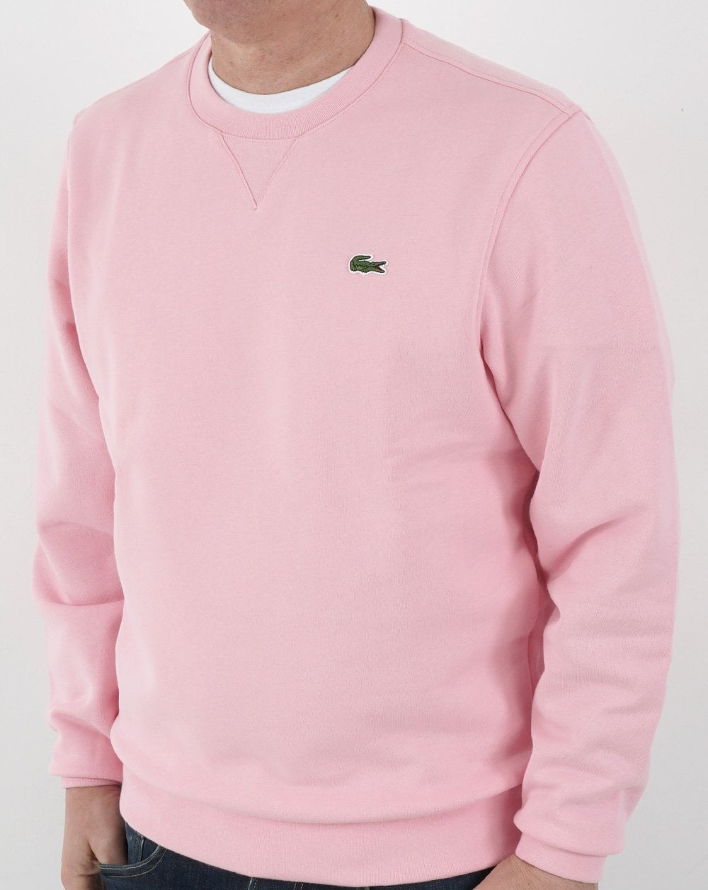 Lacoste Rundhals-Sweatshirt Rosa