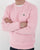 Lacoste Crew Neck Sweatshirt Pink