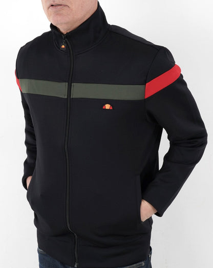 Ellesse – Albon – Trainingsjacke in Schwarz