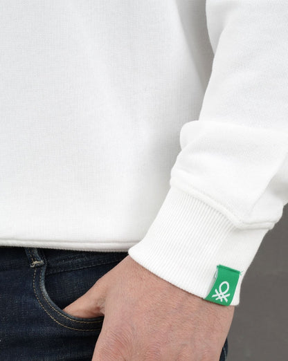 Benetton Sweatshirt Weiß
