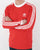 Adidas Originals 3 Stripes LS T Shirt Vivid Red