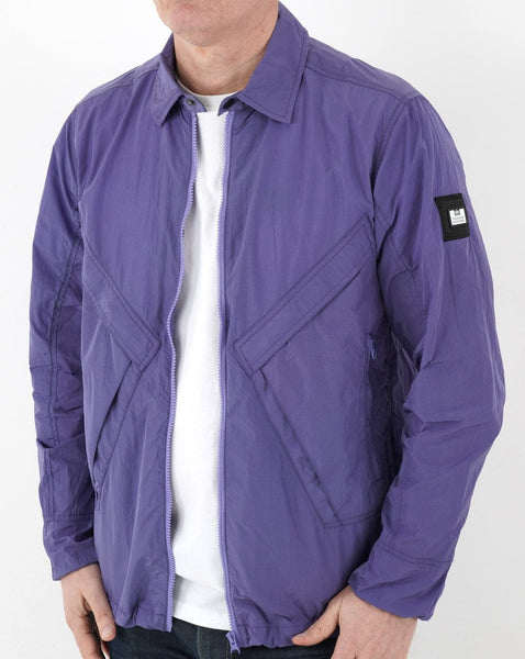 Weekend Offender Arrow Hwy Overshirt Purple Ink