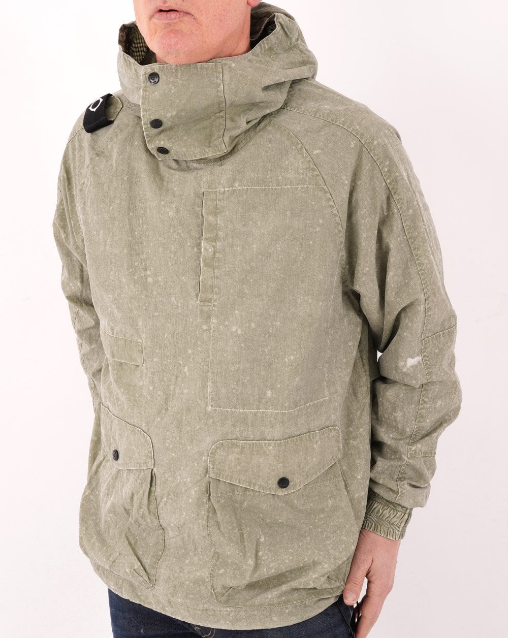 MA.STRUM Acid Wash Kittel Grün