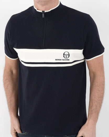Sergio Tacchini Masters 1/4 Zip Polo Navy