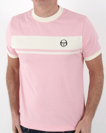 Sergio Tacchini Masters T-Shirt Rosa/Creme