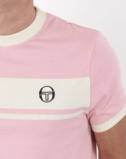 Sergio Tacchini Masters T-Shirt Rosa/Creme