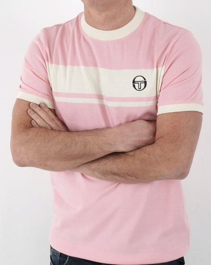 Sergio Tacchini Masters T-Shirt Rosa/Creme