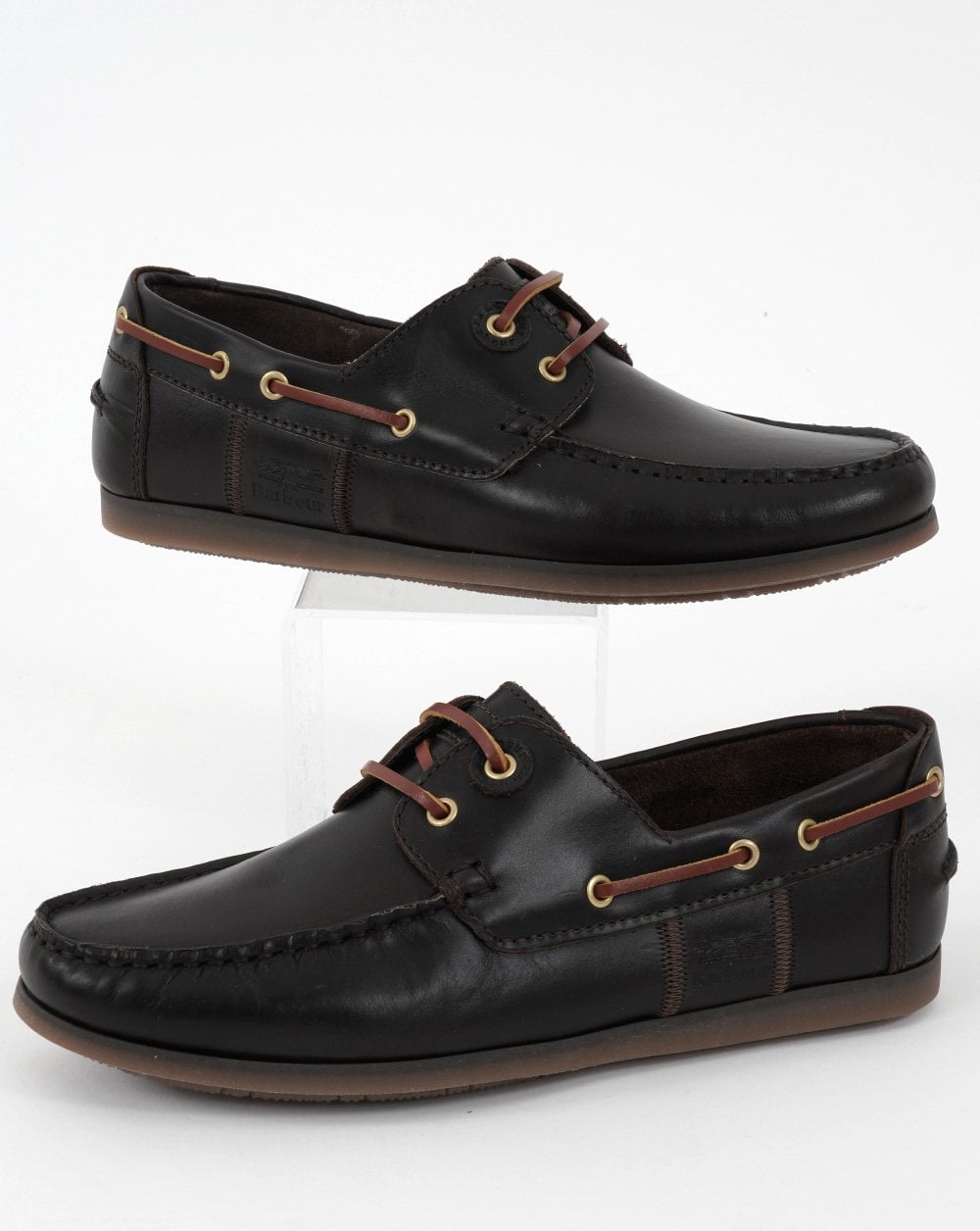 Barbour Capstan Boat Shoe Dark Brown