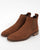 London Brogues Suede Chelsea Boot Tan