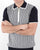 Ska & Soul Diamond Knit Polo Shirt Navy