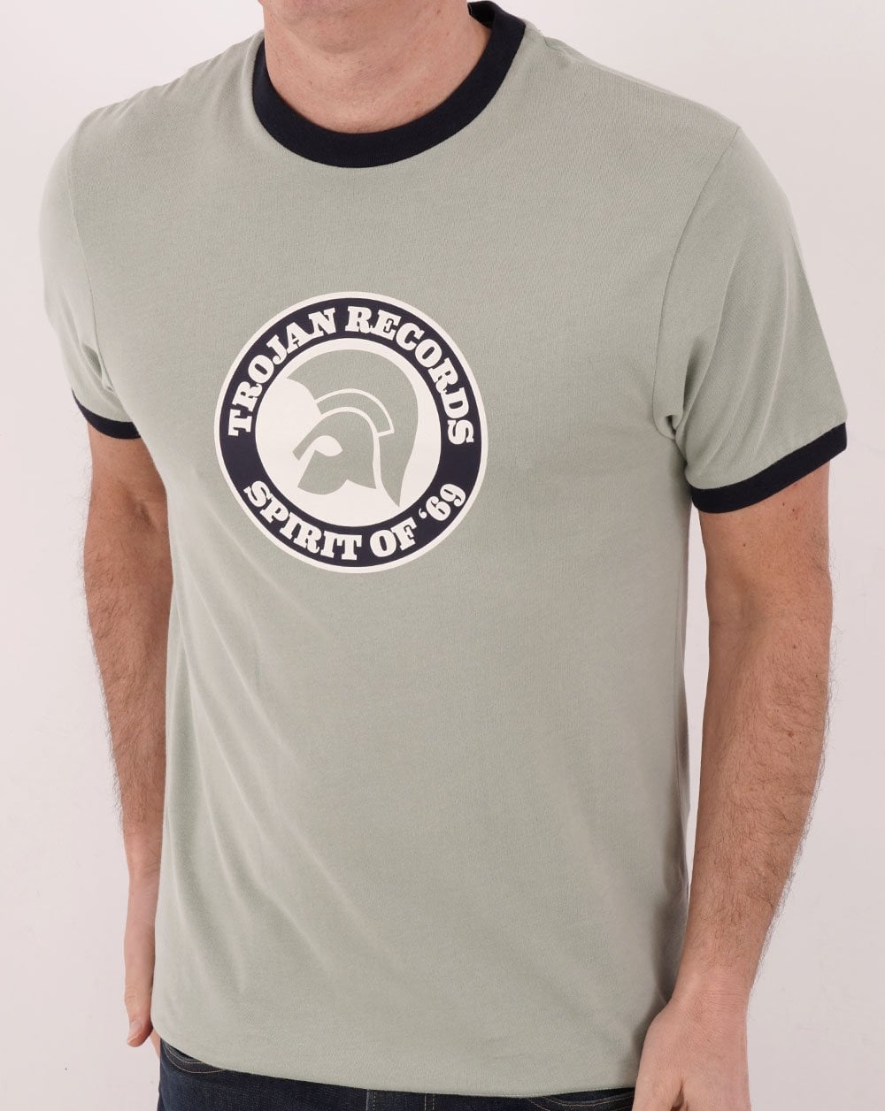 Trojan Spirit Of 69 T-Shirt Salbeigrün