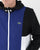 Lacoste Sport Hooded Panel Jacket Black/Blue/White