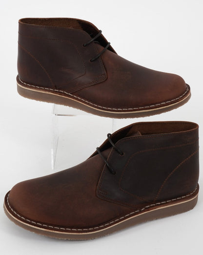 Delicious Junction Desert Boot aus Leder in Hellbraun