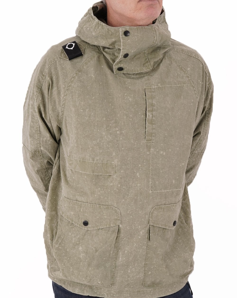 MA.STRUM Acid Wash Kittel Grün