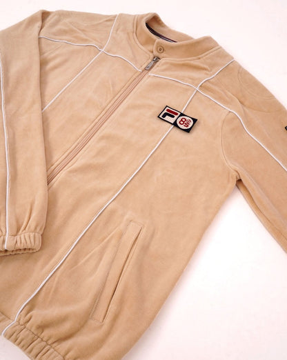 Fila Vintage Tusk Pro Badge Trainingsjacke in Butterscotch