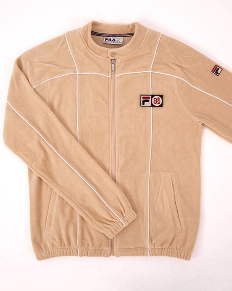 Fila Vintage Tusk Pro Badge Track Top Butterscotch