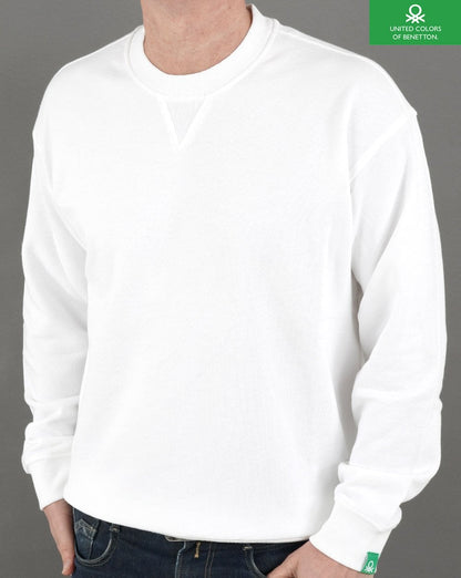 Benetton Sweatshirt Weiß