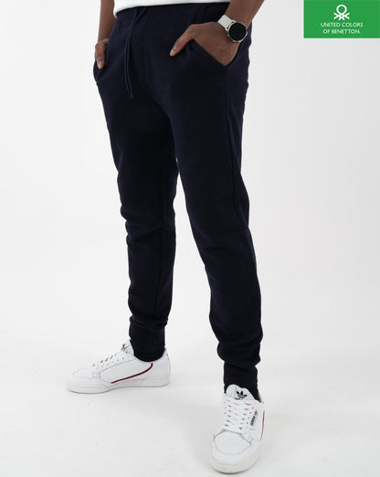 Benetton Jogginghose Marineblau