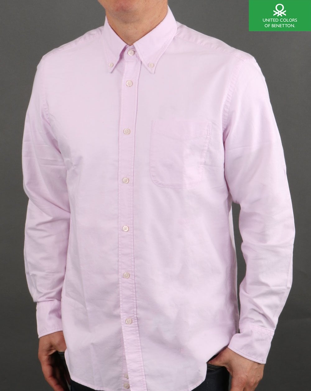 Benetton Oxford-Hemd Rosa