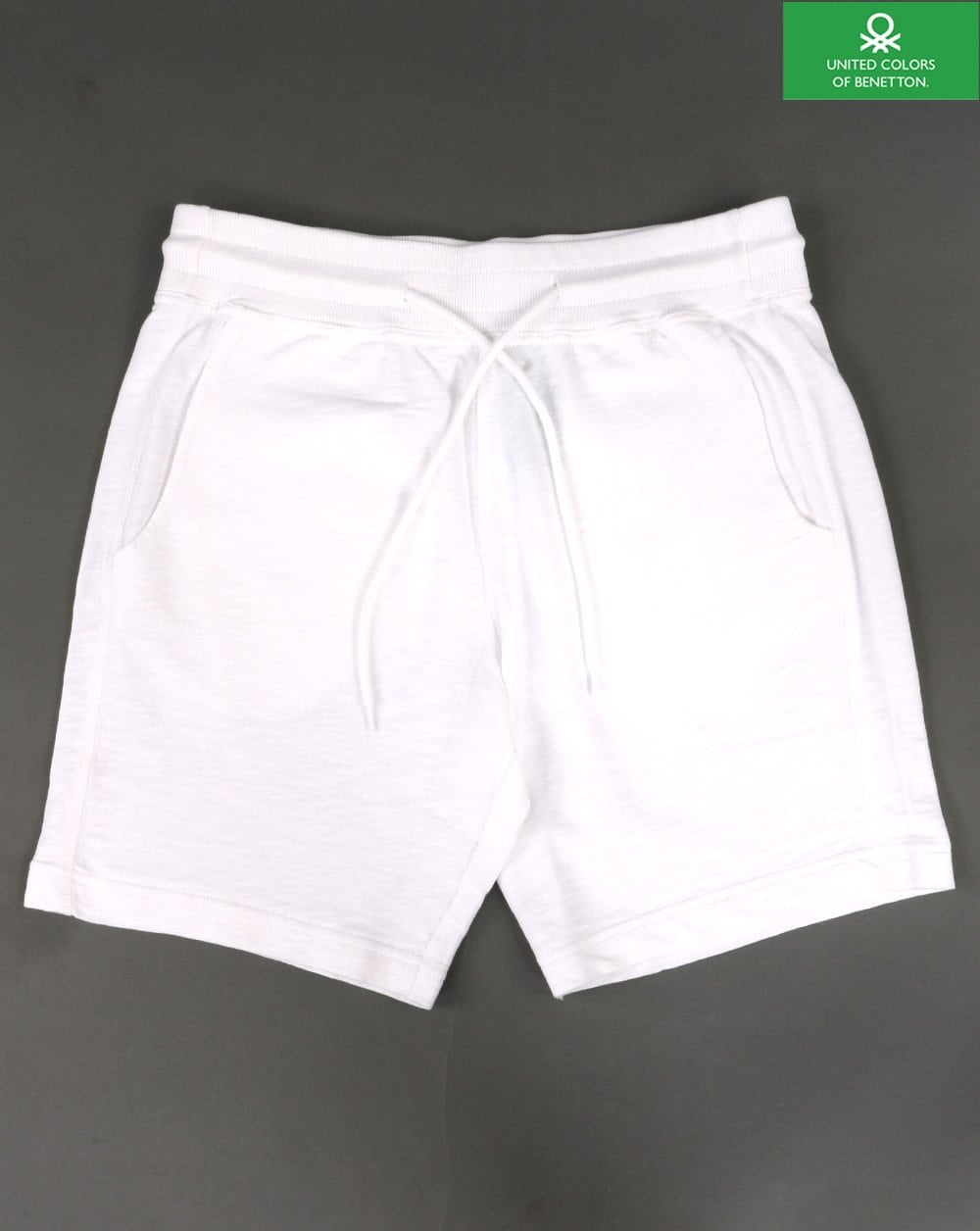 Benetton Sweatshorts Weiß