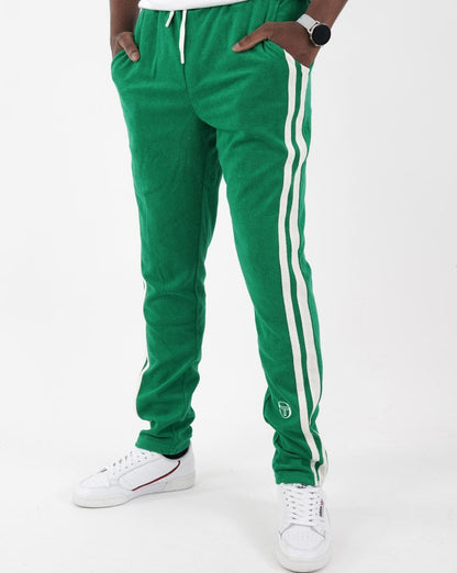 Sergio Tacchini Salvatore Trainingshose Grün/Gebrochenes Weiß