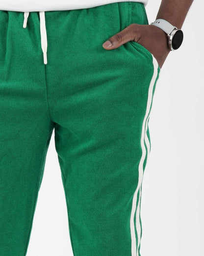 Sergio Tacchini Salvatore Trainingshose Grün/Gebrochenes Weiß