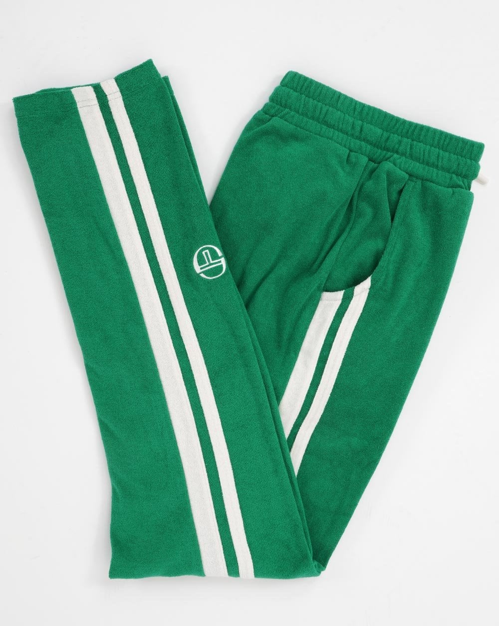 Sergio Tacchini Salvatore Trainingshose Grün/Gebrochenes Weiß