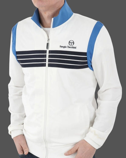 Sergio Tacchini Orlando Track Top Weiß/Blau/Marineblau
