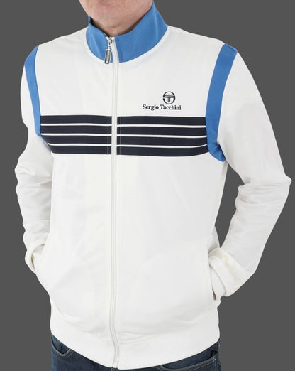 Sergio Tacchini Orlando Track Top Weiß/Blau/Marineblau