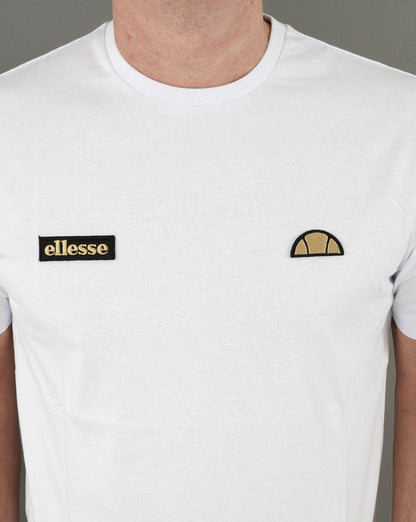 Ellesse Floran T-Shirt Weiß/Gold