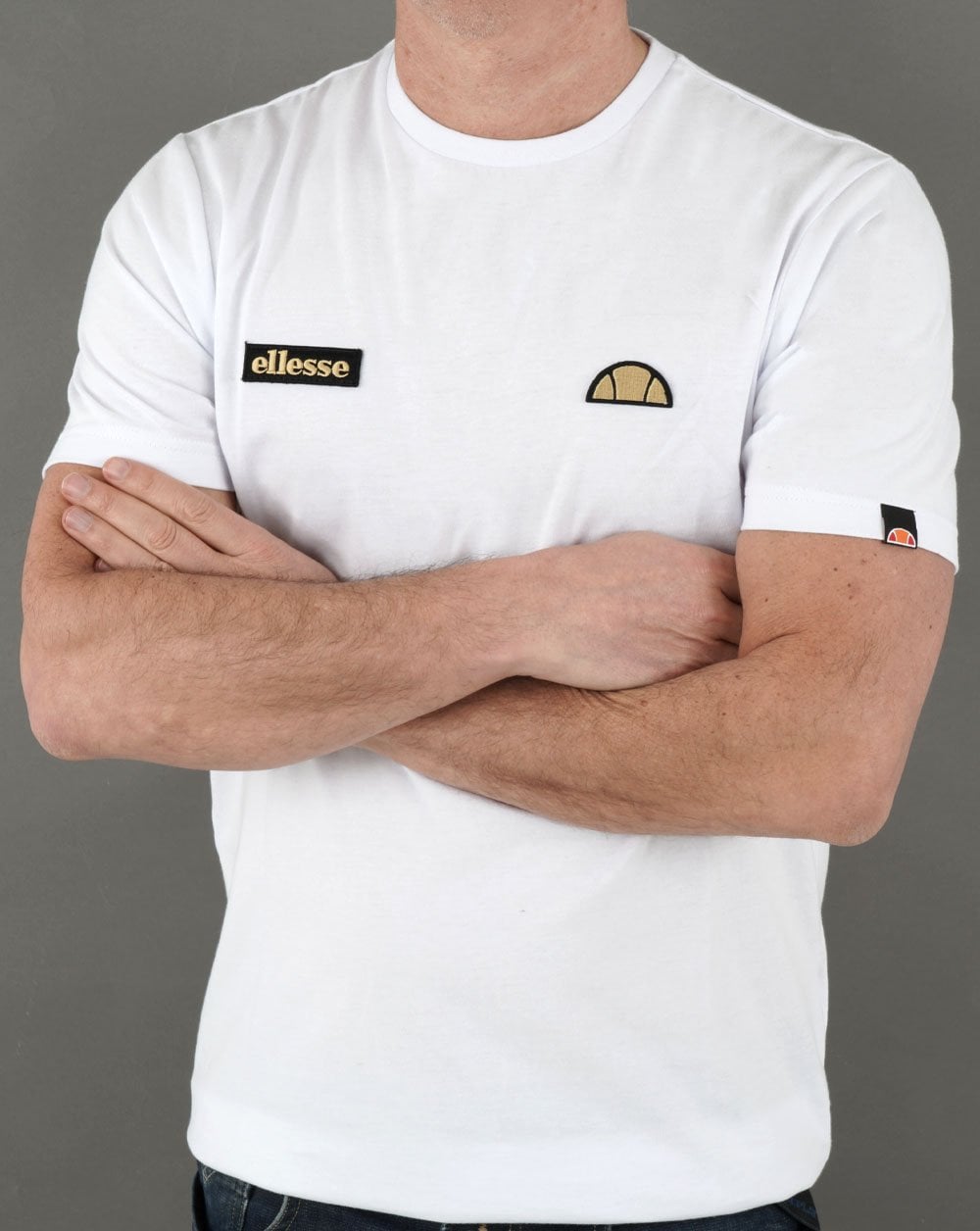 Ellesse Floran T-Shirt Weiß/Gold
