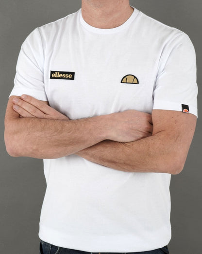 Ellesse Floran T-Shirt Weiß/Gold