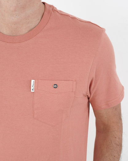 Ben Sherman T-Shirt Dunkelrosa