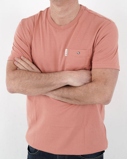 Ben Sherman T-Shirt Dunkelrosa