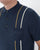 Ben Sherman Minimal Mod Stripe Knit Polo Shirt Blue