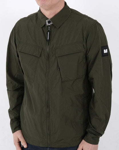 Weekend Offender Juniper Hills Überhemd Grün
