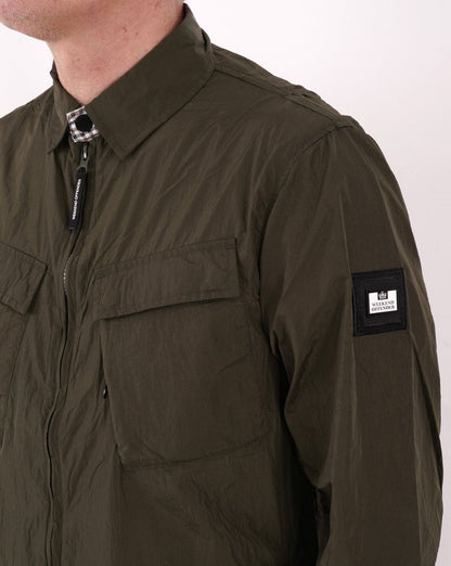 Weekend Offender Juniper Hills Überhemd Grün