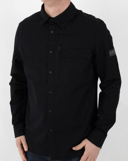 Barbour International Rapid Überhemd Schwarz