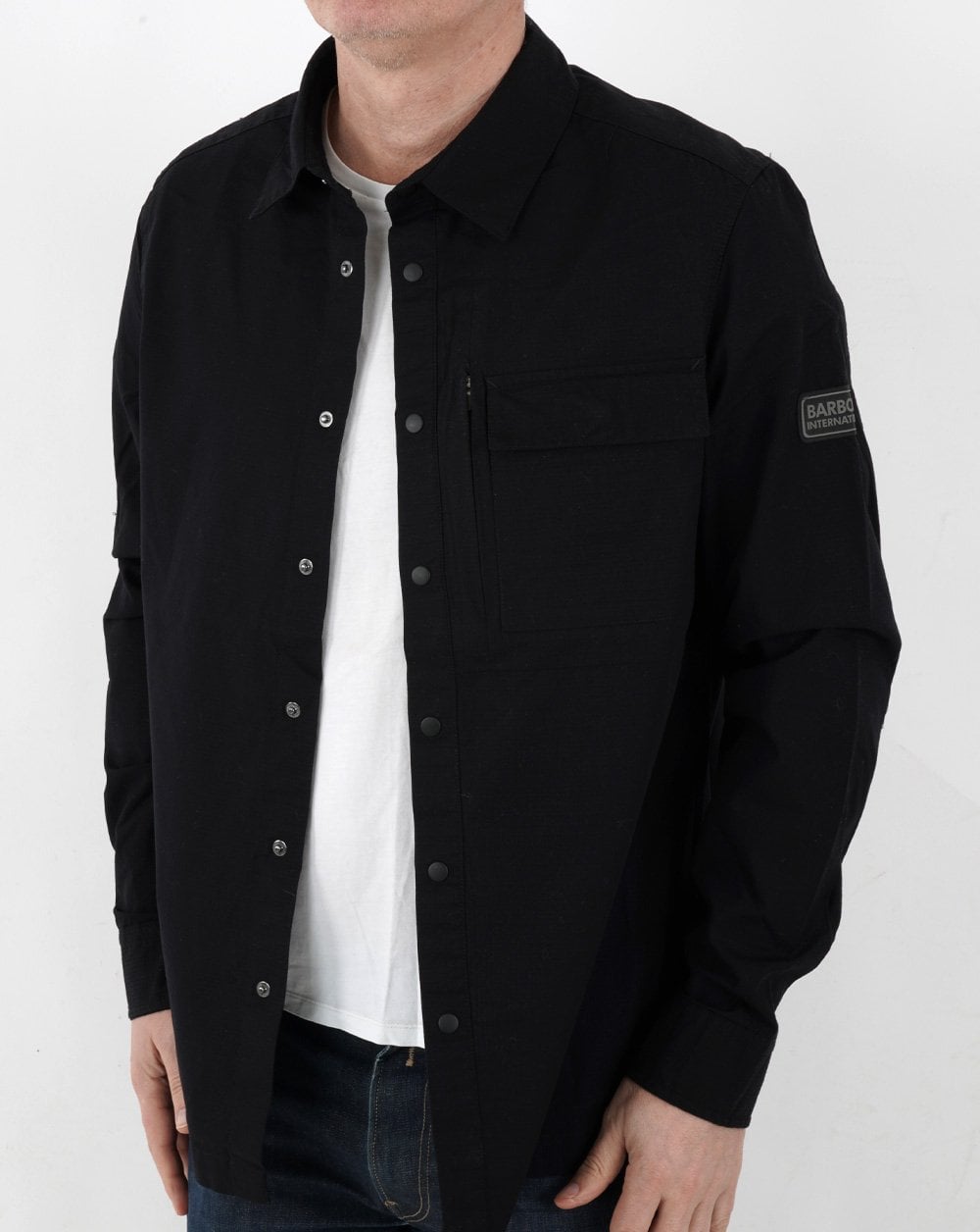 Barbour International Rapid Überhemd Schwarz