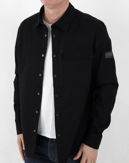 Barbour International Rapid Überhemd Schwarz