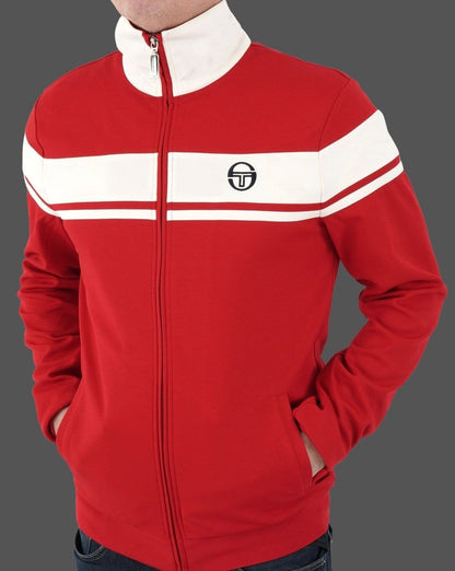 Sergio Tacchini Capomasters Trainingsjacke Rot/Off-White