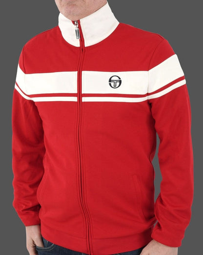 Sergio Tacchini Capomasters Trainingsjacke Rot/Off-White