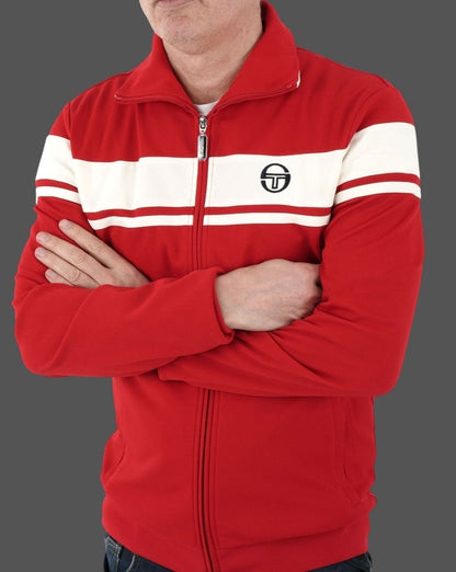 Sergio Tacchini Capomasters Trainingsjacke Rot/Off-White