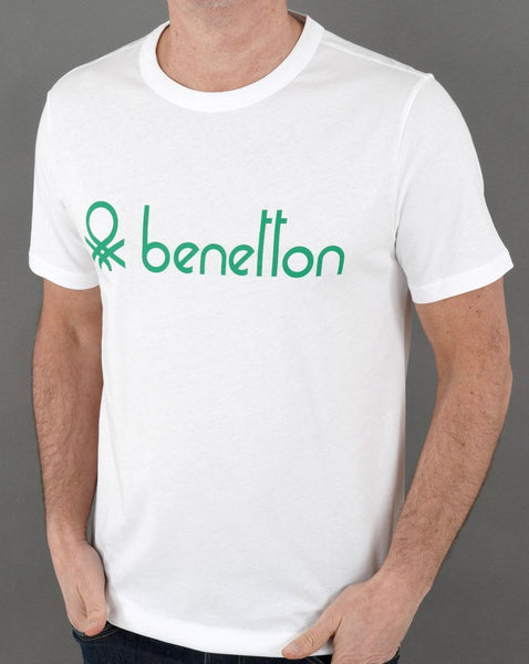 Benetton Large Logo T-shirt White