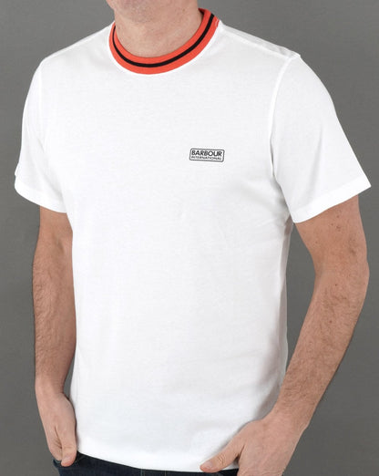 Barbour International Rally T-Shirt Weiß