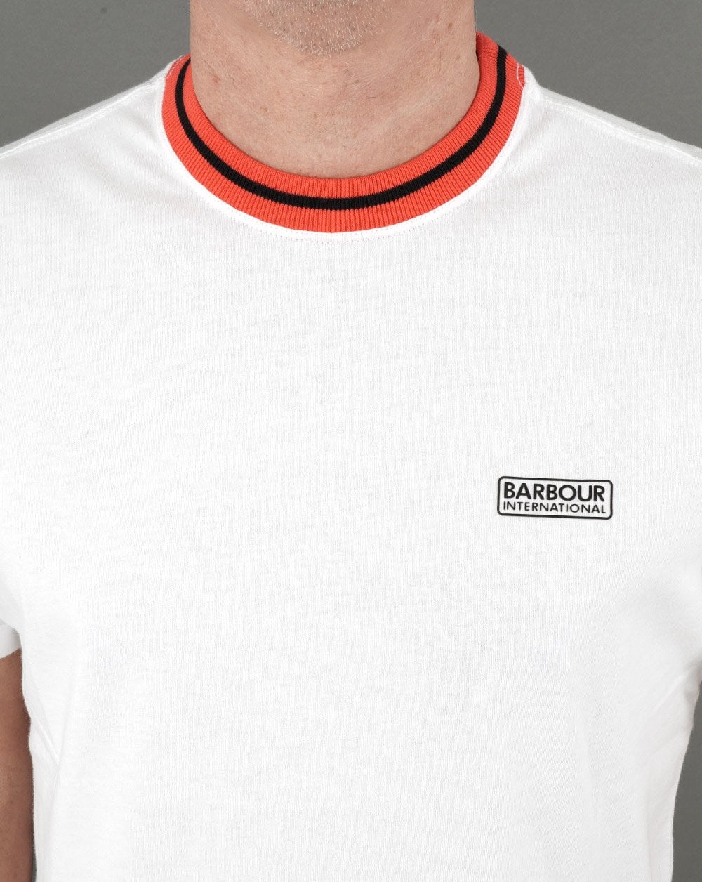 Barbour International Rally T-Shirt Weiß