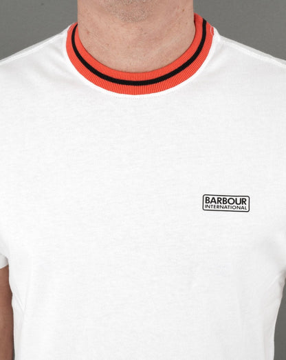 Barbour International Rally T-Shirt Weiß